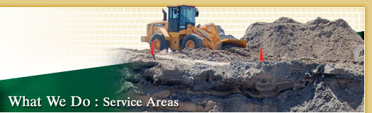 What We Do : Service Areas : Earthwork